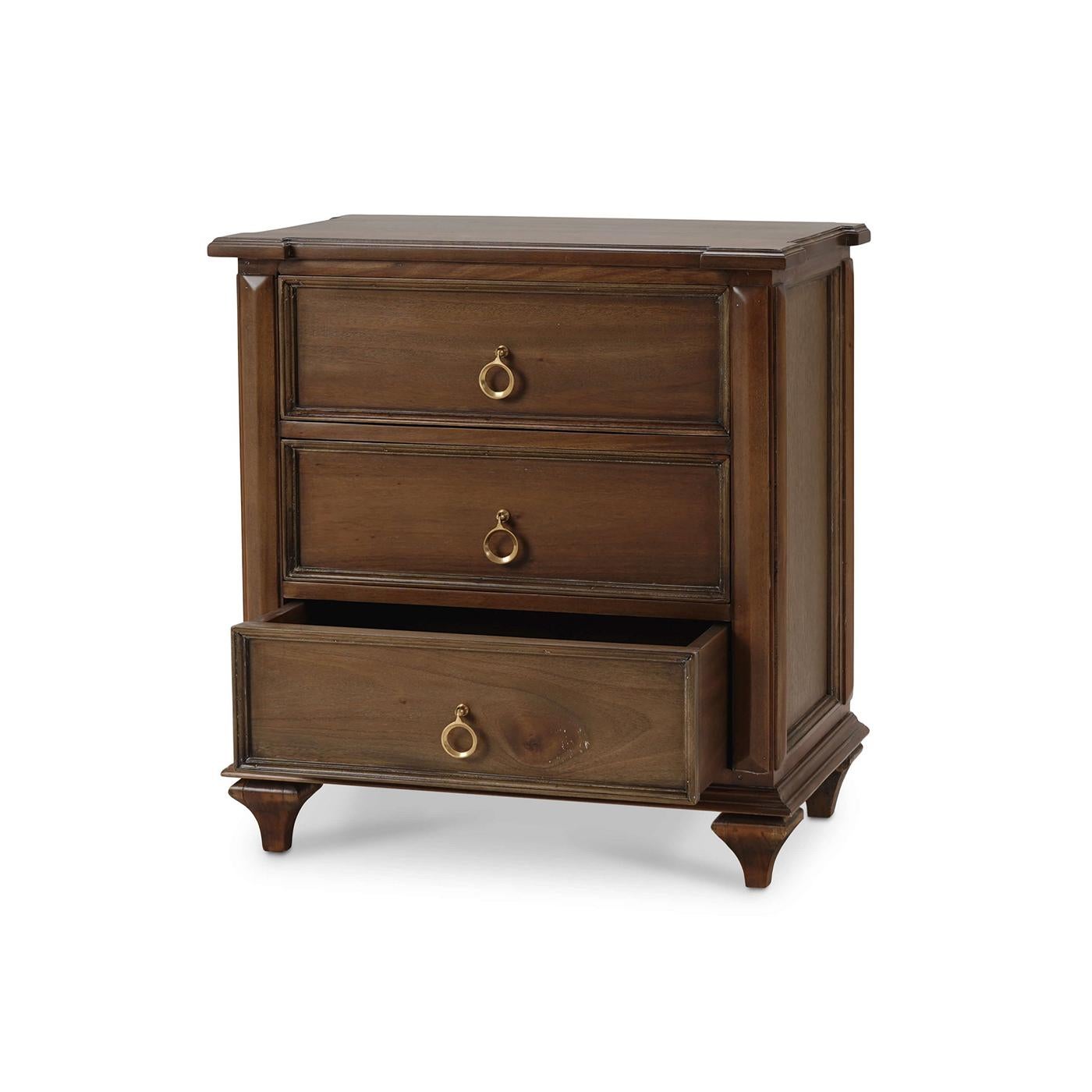 Pair of Rustic European Nightstands In New Condition For Sale In Westwood, NJ