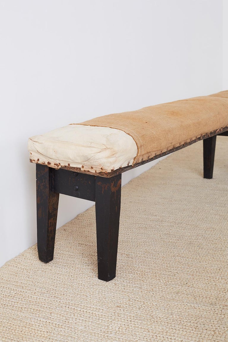 Pair of Rustic French Farmhouse Bench Seats at 1stDibs