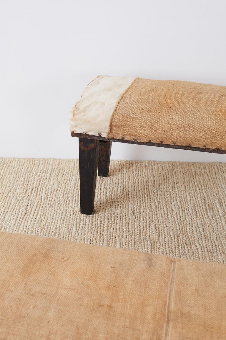 Pair Of Rustic French Farmhouse Bench Seats For Sale At