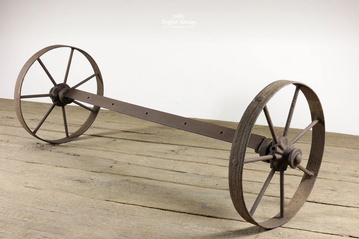 cast iron wheels antique