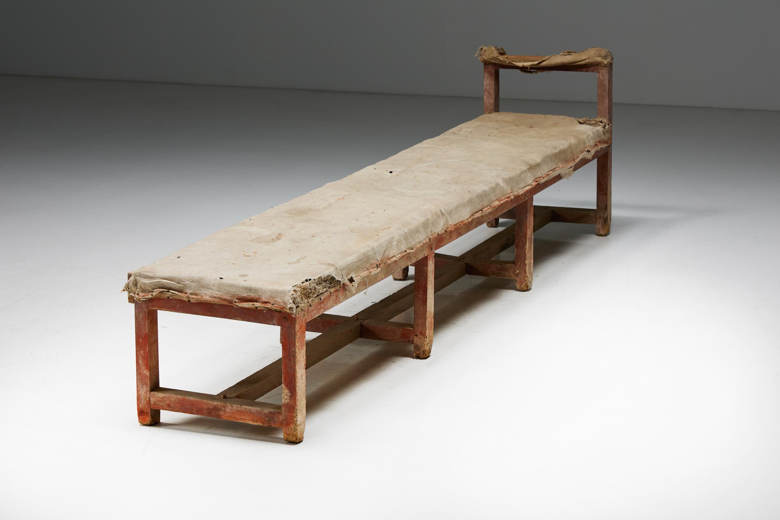 Pair of Rustic Travail Populaire Benches, France, 19th Century For Sale 13