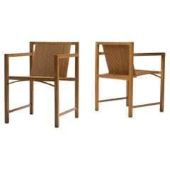 Pair of Ruud-Jan Kokke Slat Chairs, The Netherlands, 1986