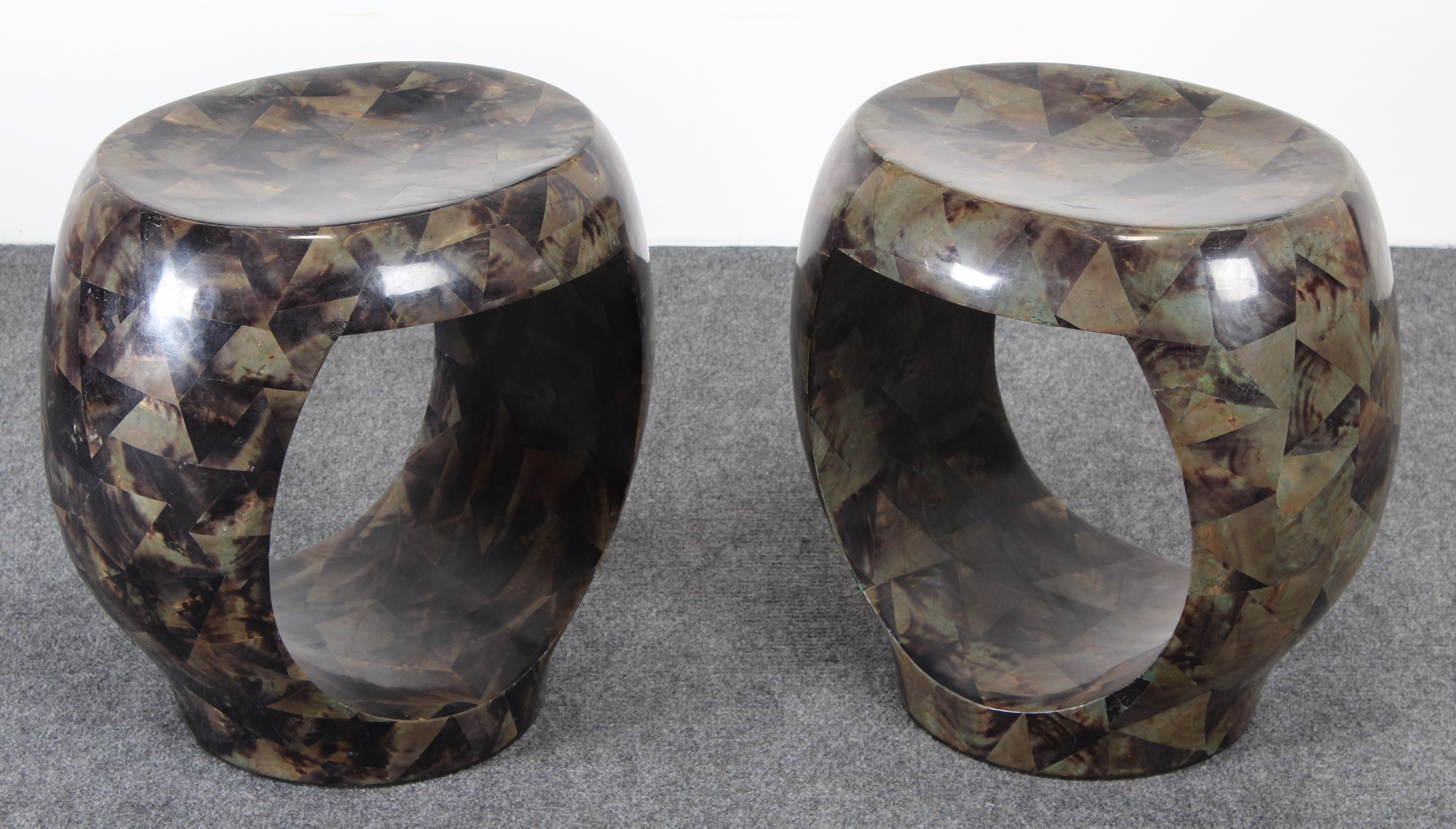 Pair of R&Y Augousti Pen-Shell Benches, Paris, France, 1990s 1