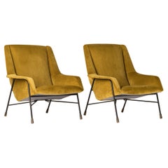 Pareja de sillones S12 de Alfred Hendrickx para Belform, Bélgica, 1958