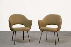 Pair of Saarinen Executive Armchairs  Knoll  Mid-Century Modern