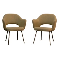Coppia di poltrone direzionali Saarinen  Knoll  Medioevo Moderno