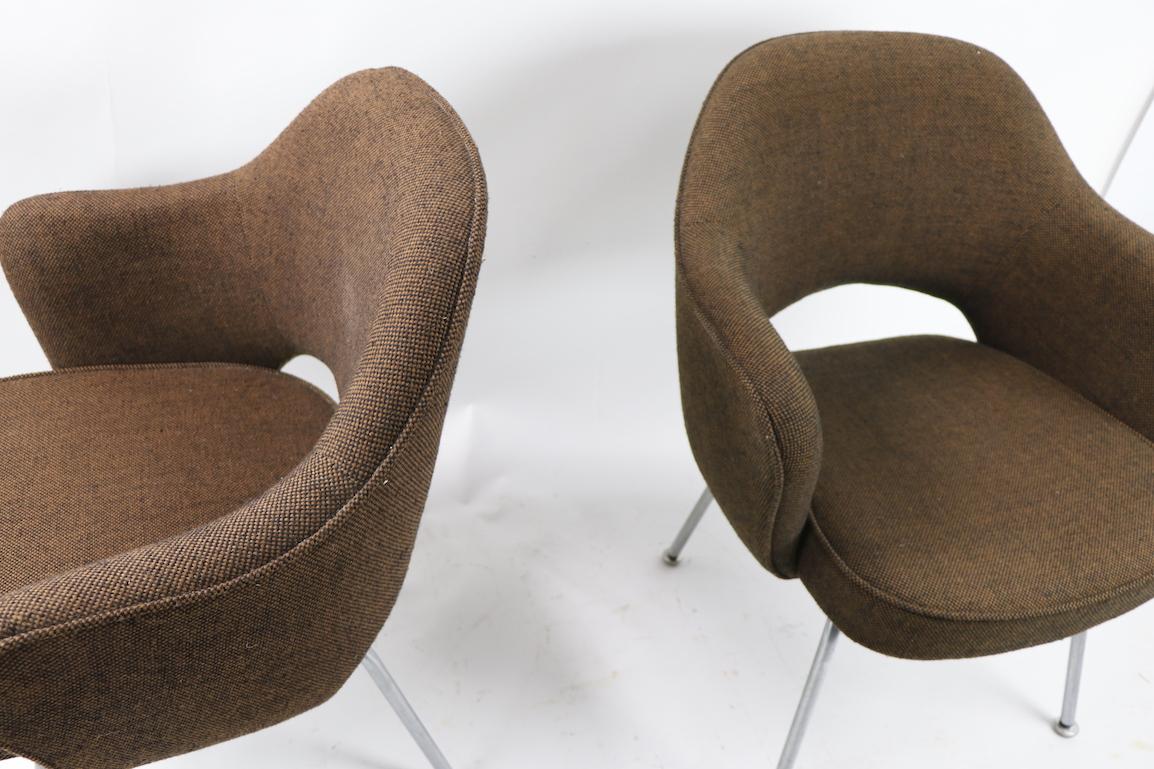 Pair of Saarinen for Knoll Executive Chairs for IBM In Good Condition In New York, NY