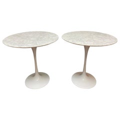 Pair of Saarinen Style Tulip Side Tables