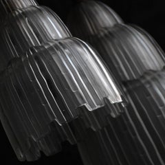 Pair of Sabino Waterfall Hanging lights circa 1930