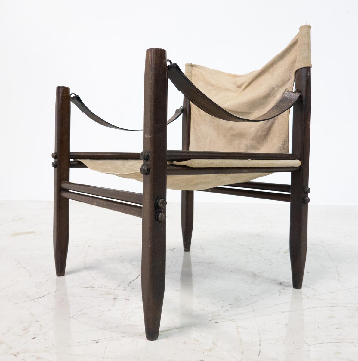 Paar Safari-Sessel von Gianfranco Legler für Zanotta, 1960er Jahre im Zustand „Gut“ im Angebot in Brussels, BE