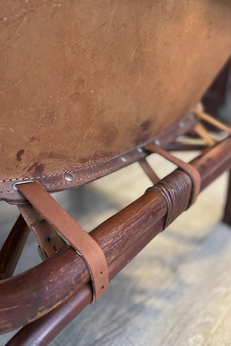 italien Paire de fauteuils Safari par Tito Agnoli en vente