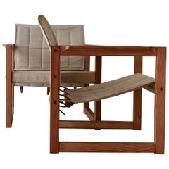 Pair of Safari Chair « Diana » by Karin Mobring
