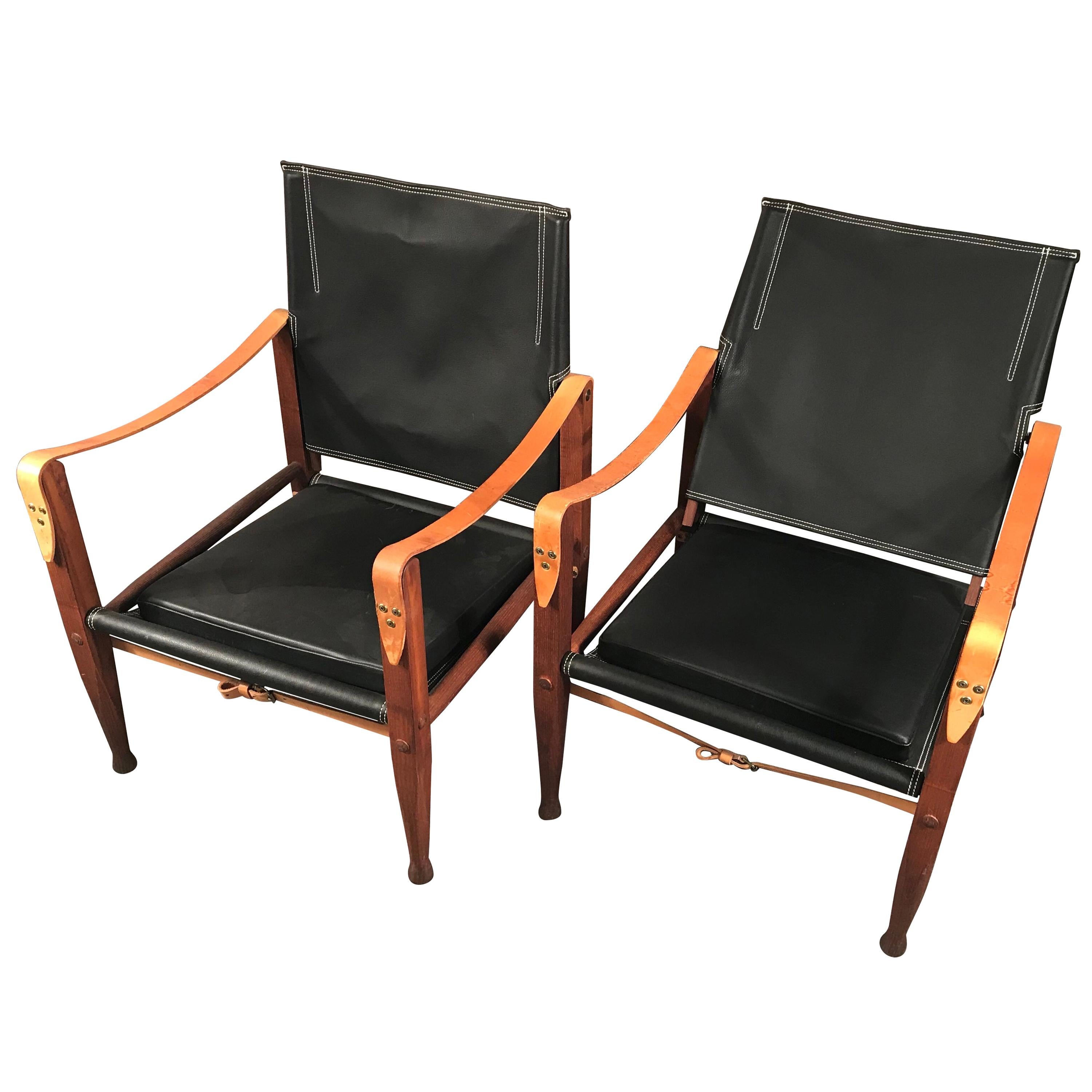 Pair of Safari Chairs by Kaare Klint, 20th Century