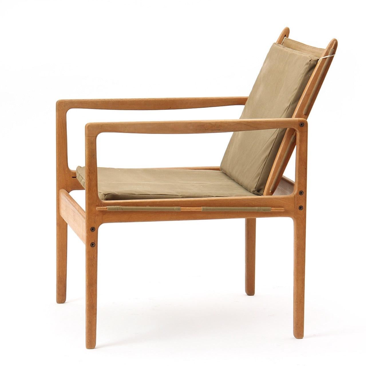 Paar Safari-Stühle von Ole Wanscher für PJ Furniture (Dänisch) im Angebot
