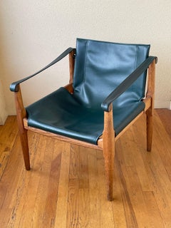 Pair of " Safari " Lounge Chairs by Douglas Heaslett