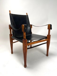 Paire de chaises longues Safari par Kaare Klint, Rasmussen, Danemark