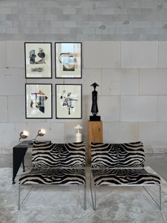 Pair of “Saghi” Chairs by Kazuhide Takahama for Gavina — Newly Upholstered
