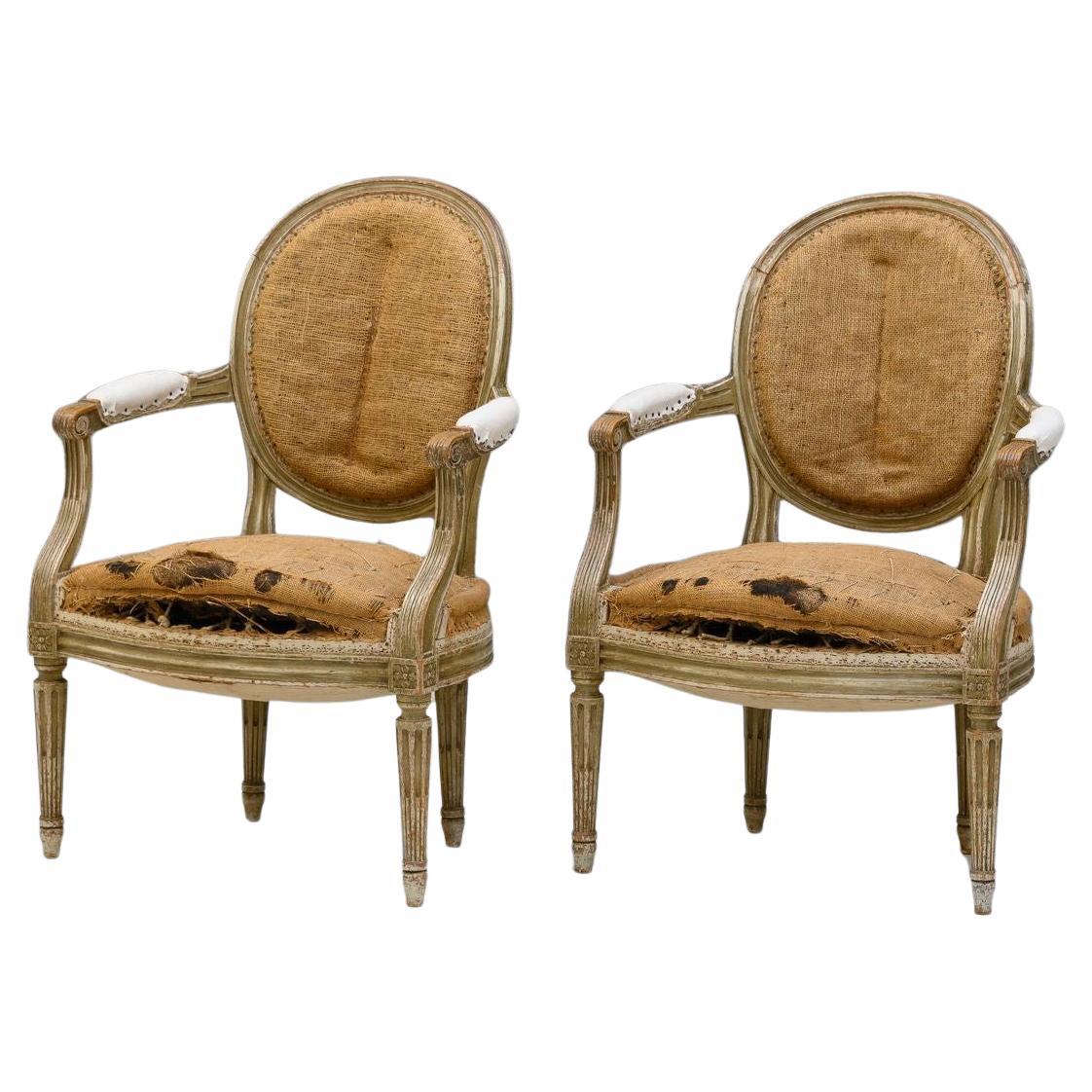 Pair of Salon Armchairs