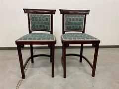 Pair of Salon Chair No.423 by Josef Hoffmann for J&J Kohn