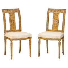Paire de chaises de salon