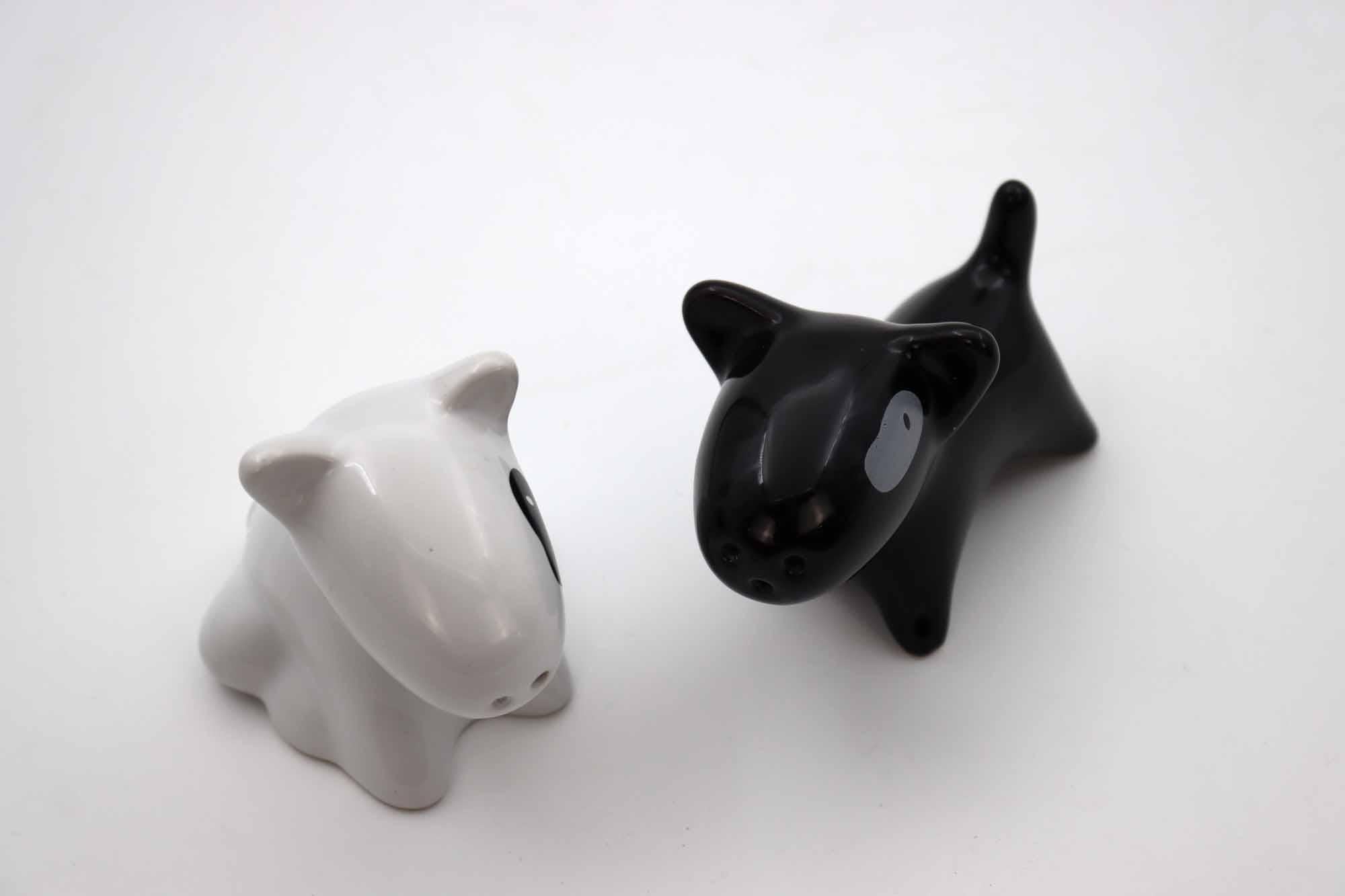 Pair of Salt and Pepper in Porcelain 1