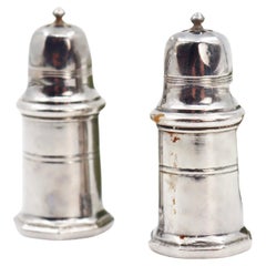 Vintage Pair of Saltcellar and Pepperpot, Christofle house, 20th Century