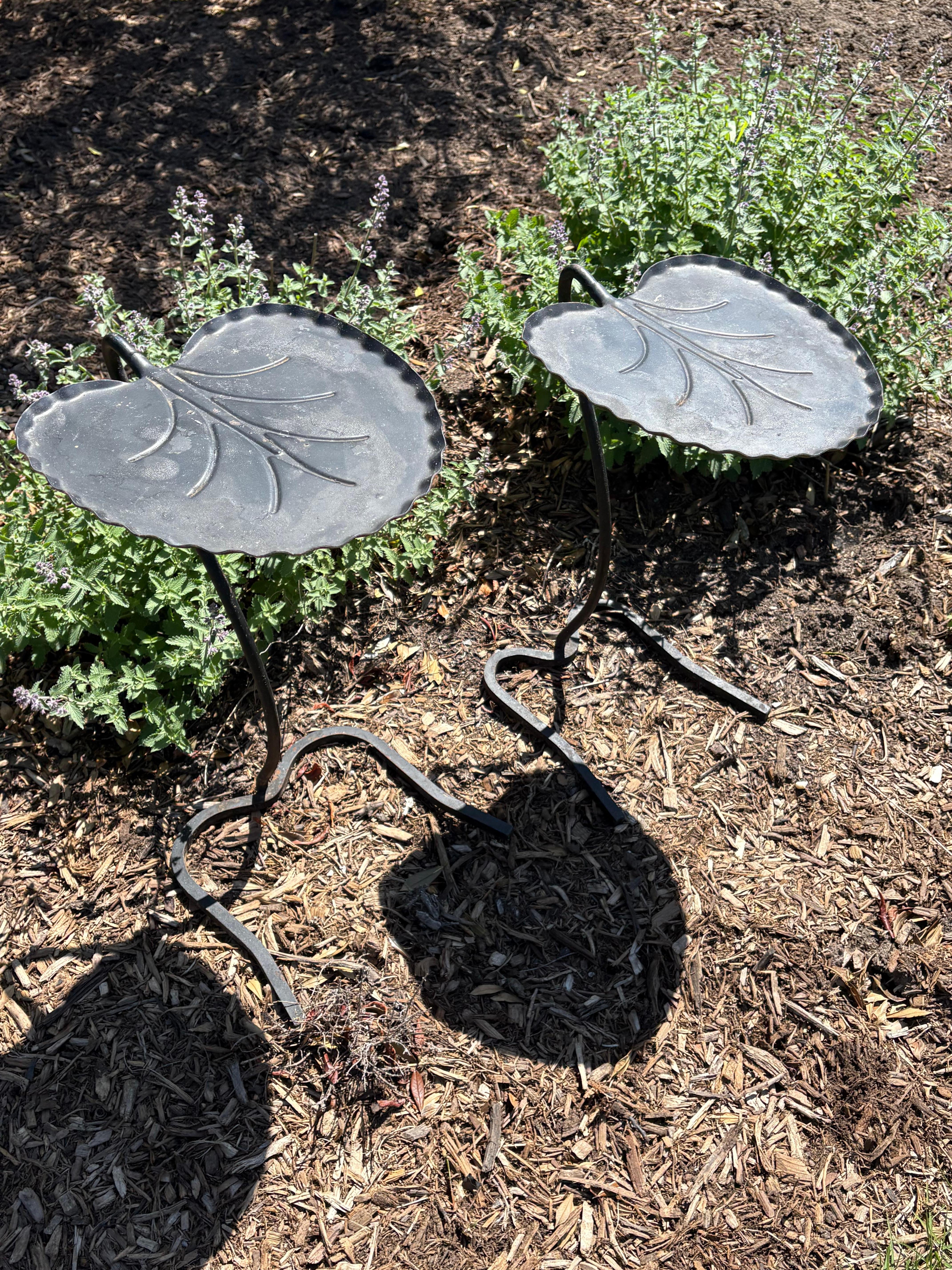 Pair of Salterini Lily Pad Nesting Side Tables designed by John Salterini 1960s 8