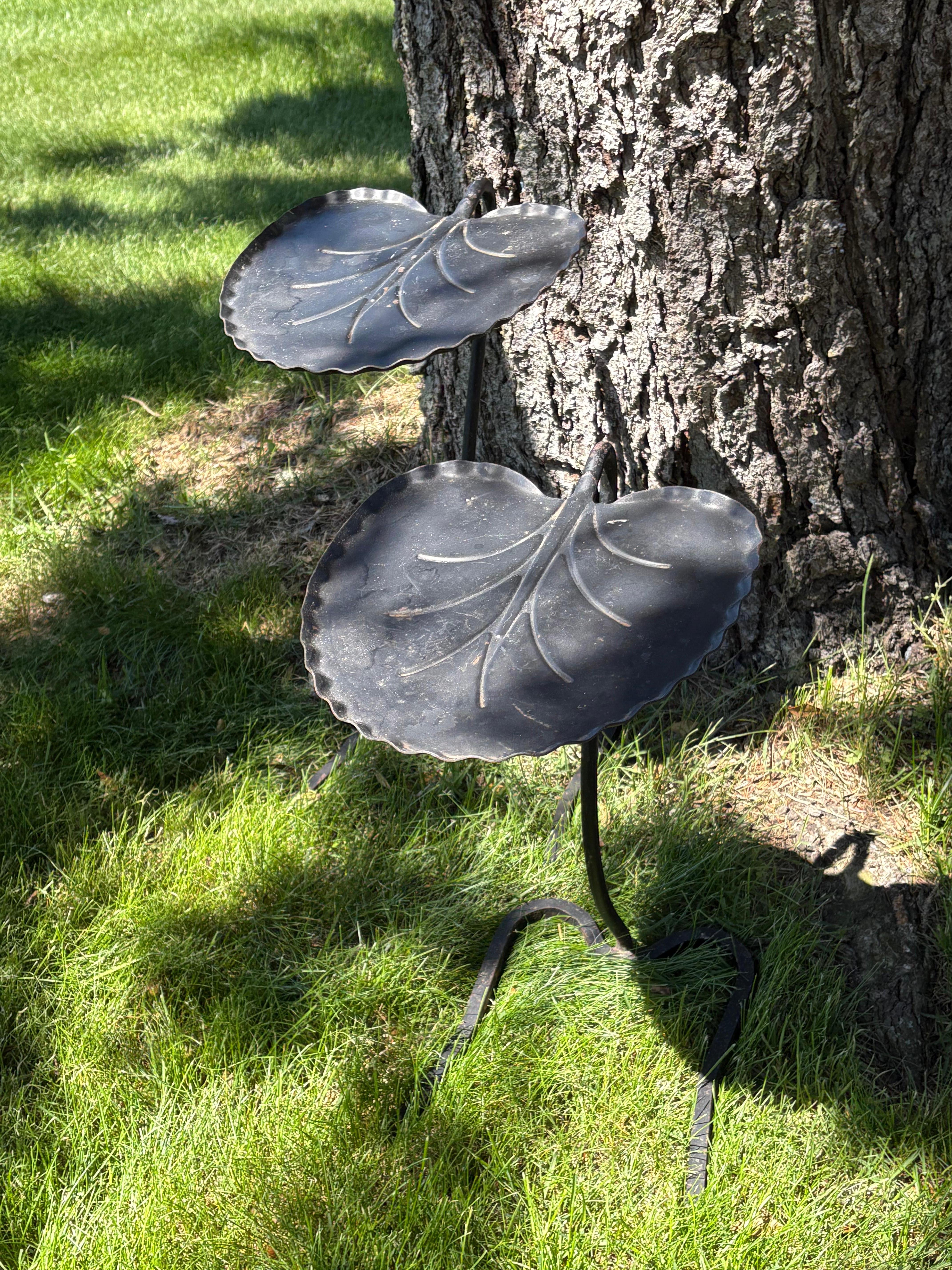 Pair of Salterini Lily Pad Nesting Side Tables designed by John Salterini 1960s 9