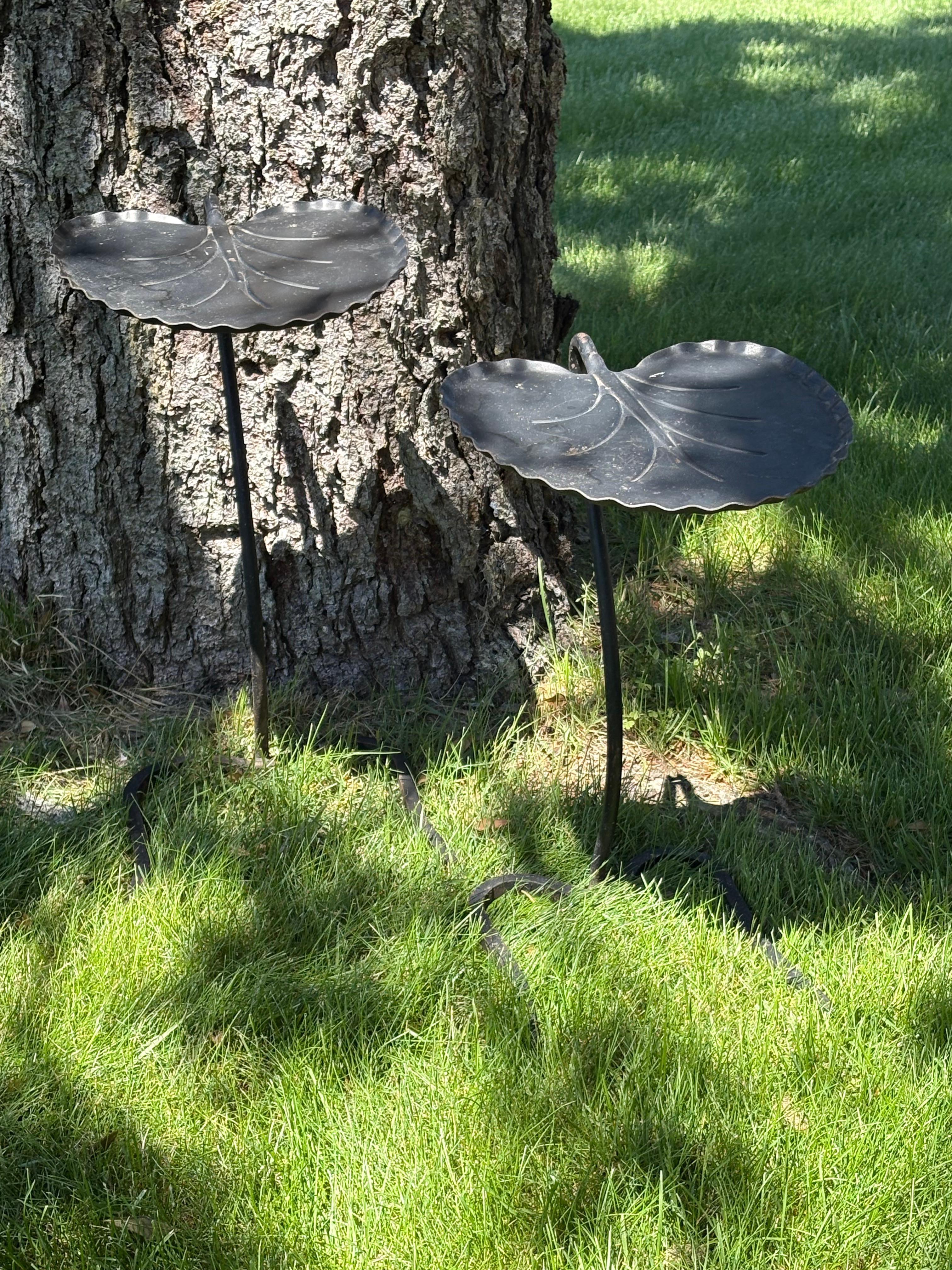 Pair of Salterini Lily Pad Nesting Side Tables designed by John Salterini 1960s 10