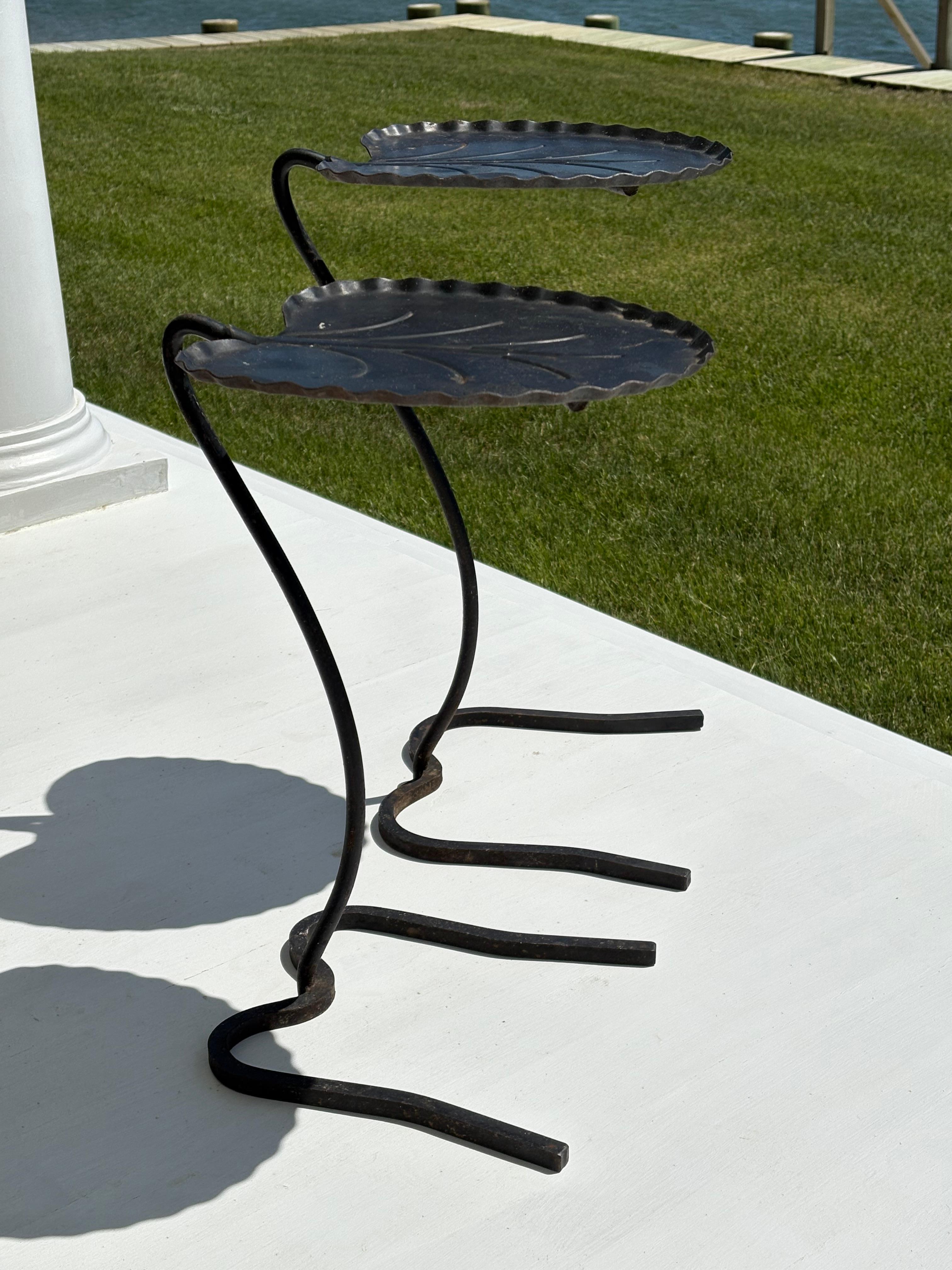 Mid-Century Modern Pair of Salterini Lily Pad Nesting Side Tables designed by John Salterini 1960s