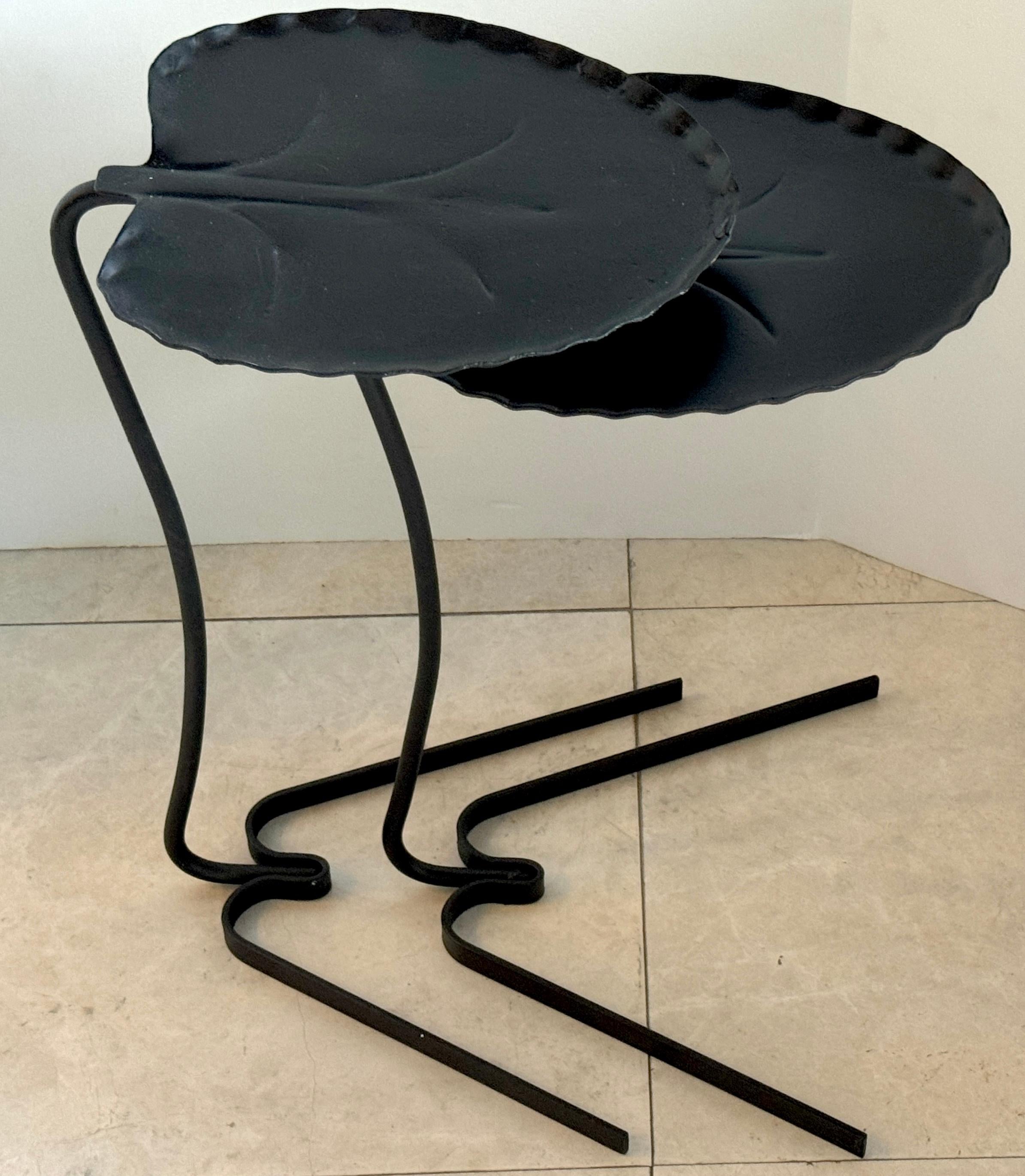 Mid-Century Modern Pair of Salterini Lily Pad Nesting Tables