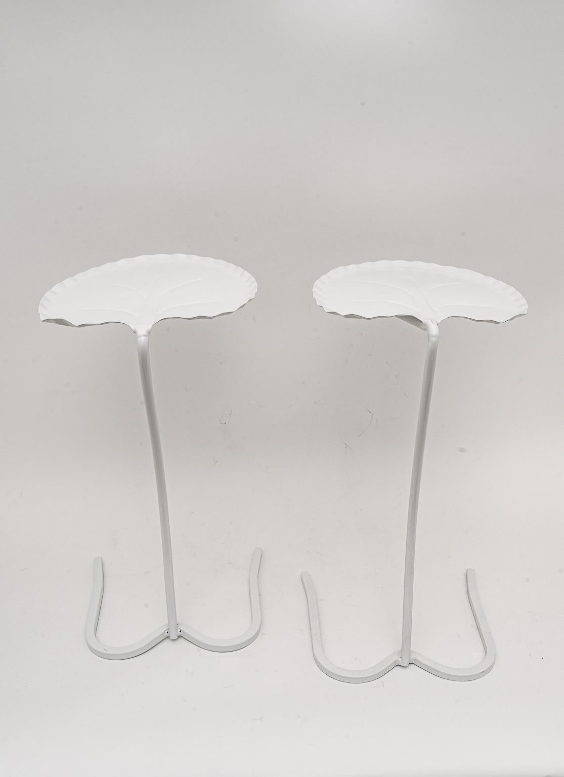 Mid-Century Modern Pair of Salterini Lily Pad Tables