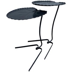 Pair of Salterini Lotus Leaf Nesting Tables by Maurizio Tempestini