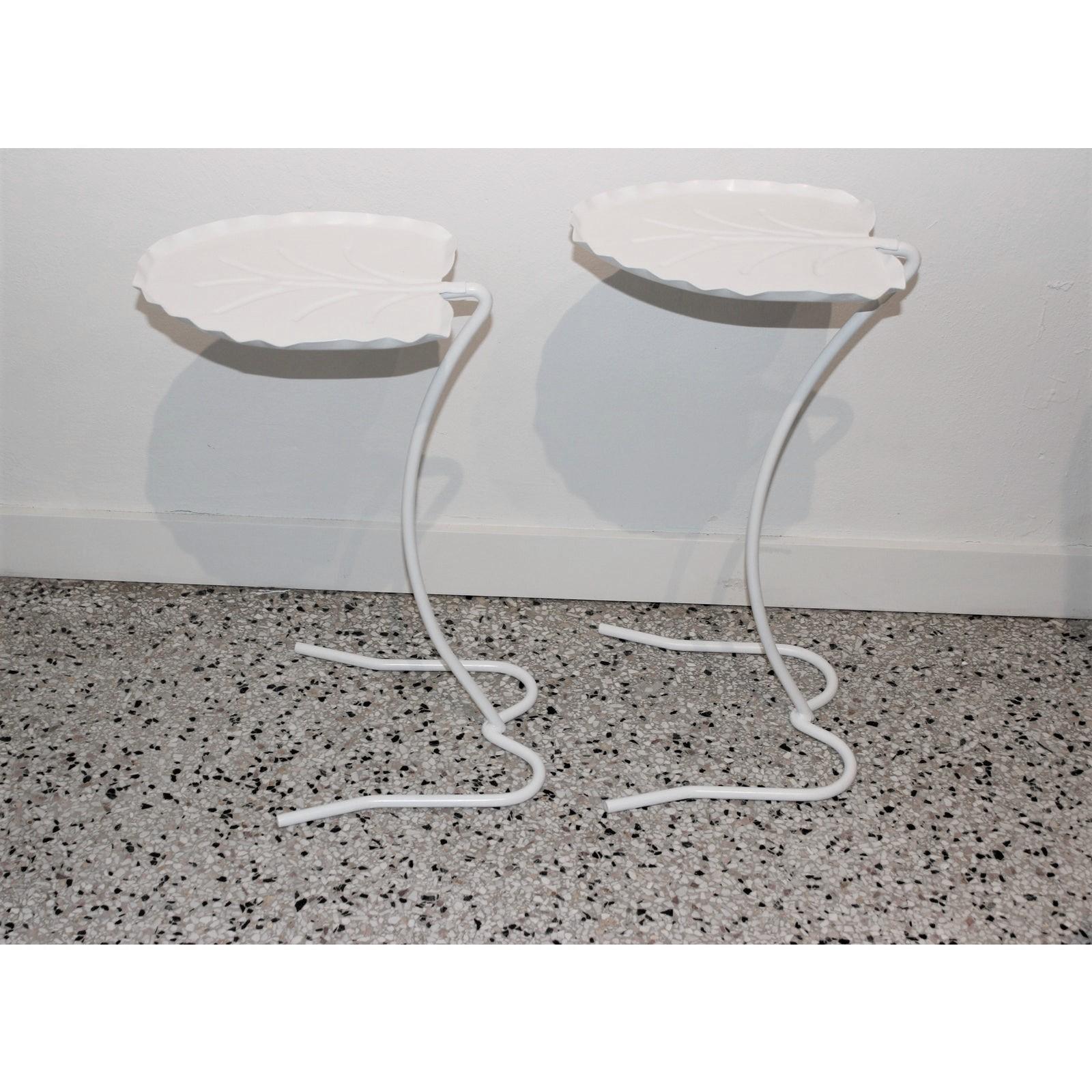 Two Piece Set of  Salterini Nesting Lily Pad Tables 2