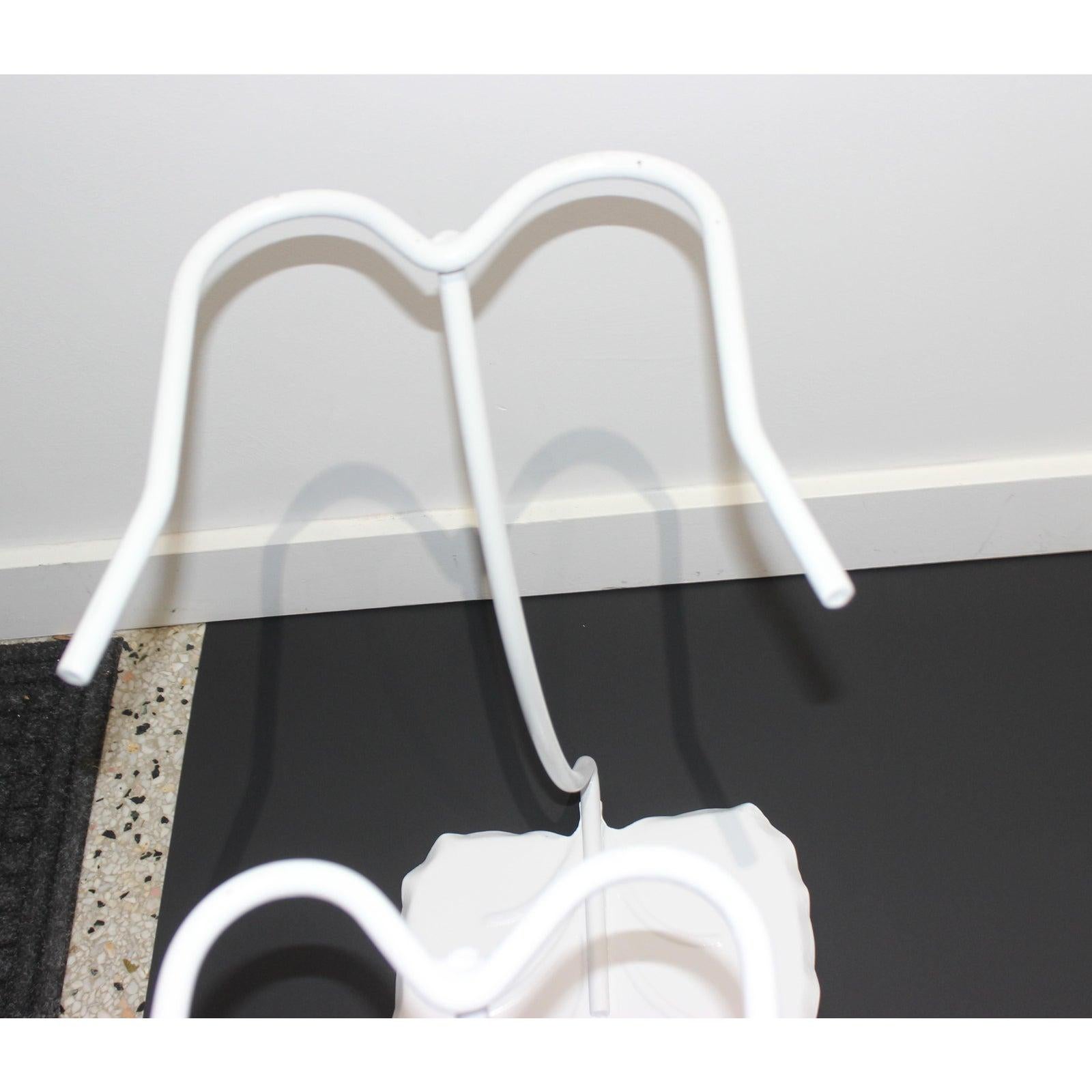 Painted Two Piece Set of  Salterini Nesting Lily Pad Tables