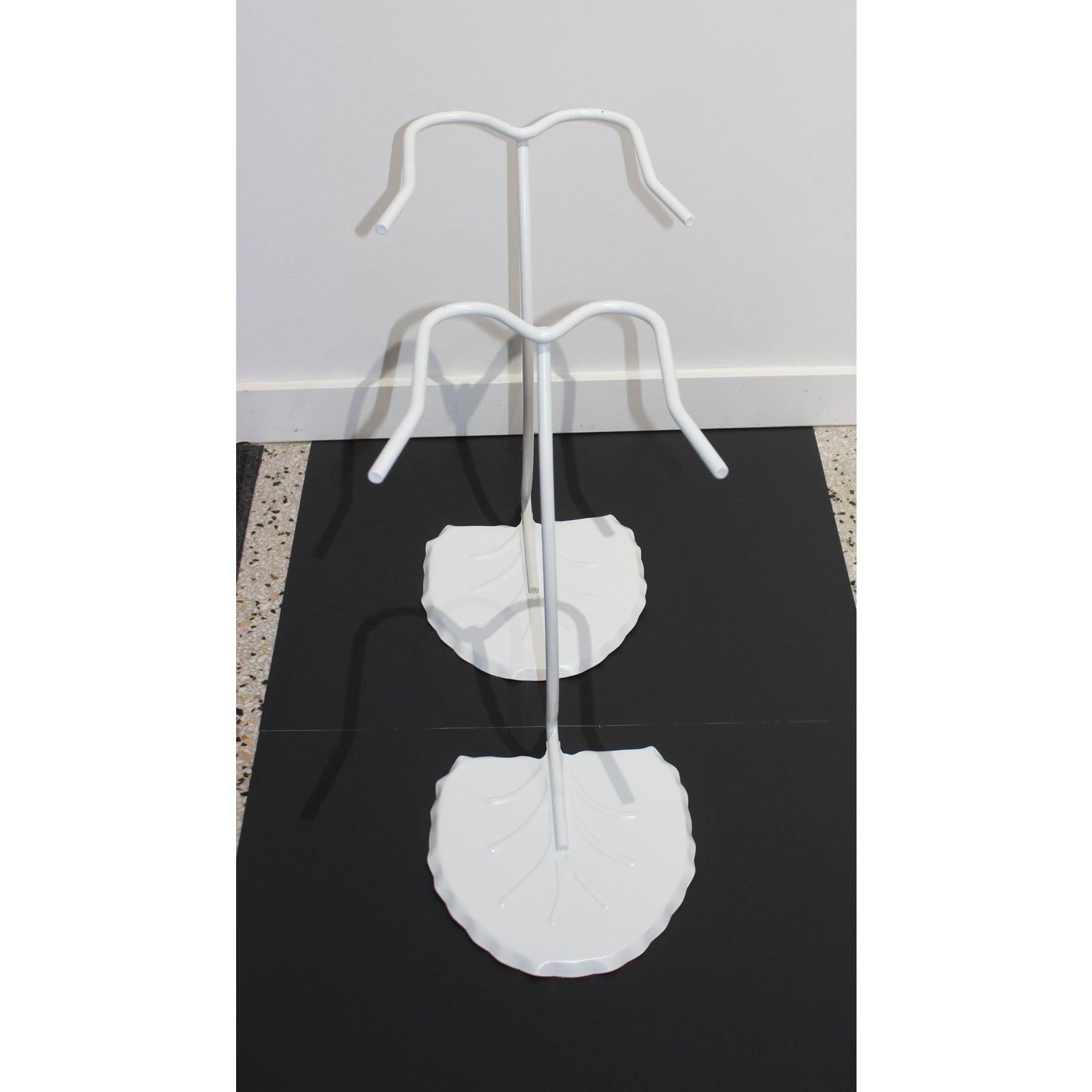 Metal Two Piece Set of  Salterini Nesting Lily Pad Tables