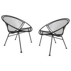 Pair of Salterini 'Radar' Collection Lounge Chairs by Tempestini