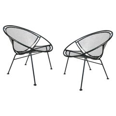 Pair of Salterini 
Radar
 Collection Lounge Chairs by Tempestini