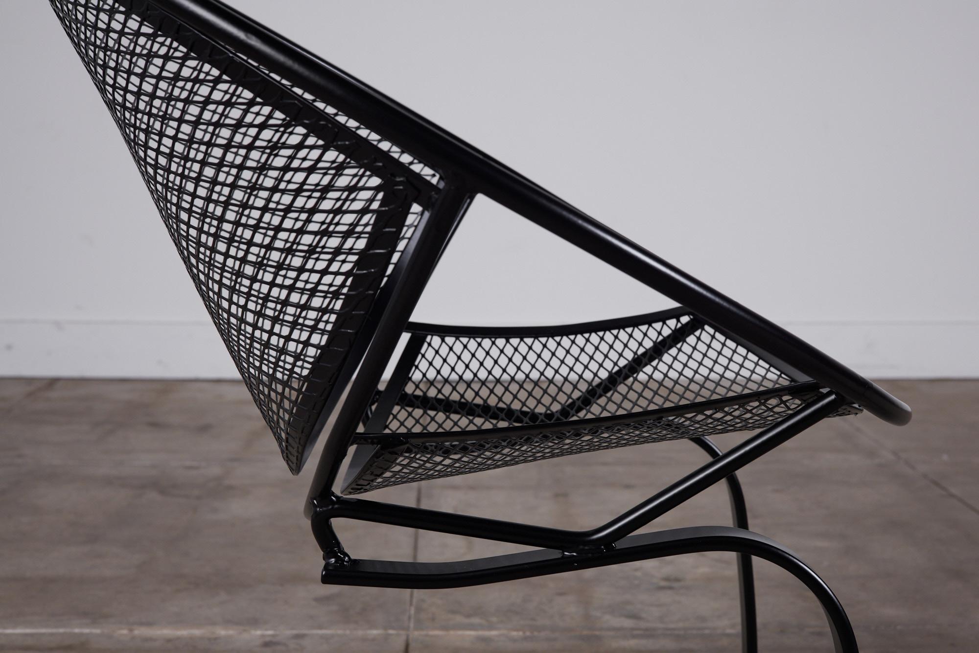 Pair of Salterini “Radar” Rocking Chairs by Maurizio Tempestini 2