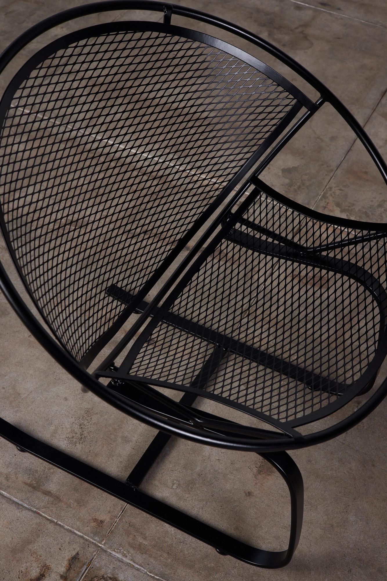 Pair of Salterini “Radar” Rocking Chairs by Maurizio Tempestini 3