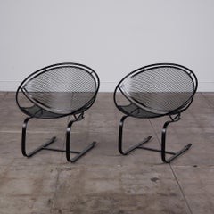 Pair of Salterini “Radar” Rocking Chairs by Maurizio Tempestini