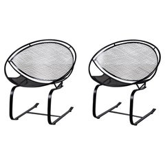 Pair of Salterini “Radar” Rocking Chairs by Maurizio Tempestini