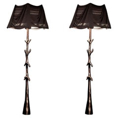 Paire de lampes Muletas Sculpture de Salvador Dali, Black Label Limited Edition by BD