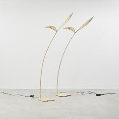 Pair of Salvino Marsura 'Strelitzia' floor lamps - Italy, 2000s