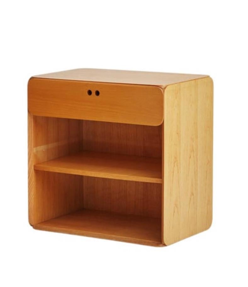 Pair of 'Samara Series' Beech Wood Nightstands by Derk Jan De Vries for Maisa

