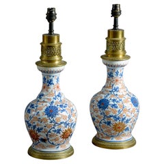 Pair of Samson Imari Vases Mounted as Lamps by Gagneau