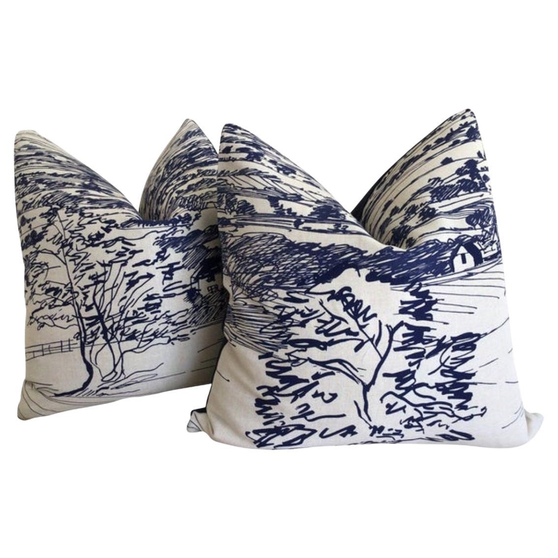 Coppia di cuscini Sanderson in Sussex