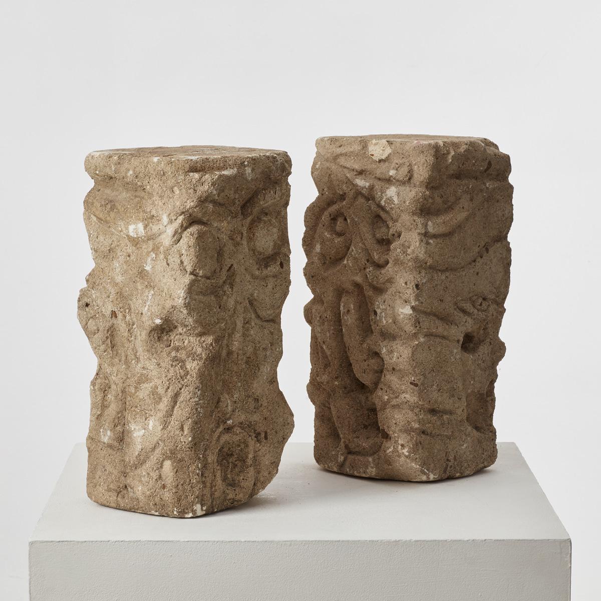 Pair of Sandstone Sculptures 5