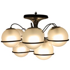 Gino Sarfatti, Model 2042/9 Ceiling Light 1960s SINGLE