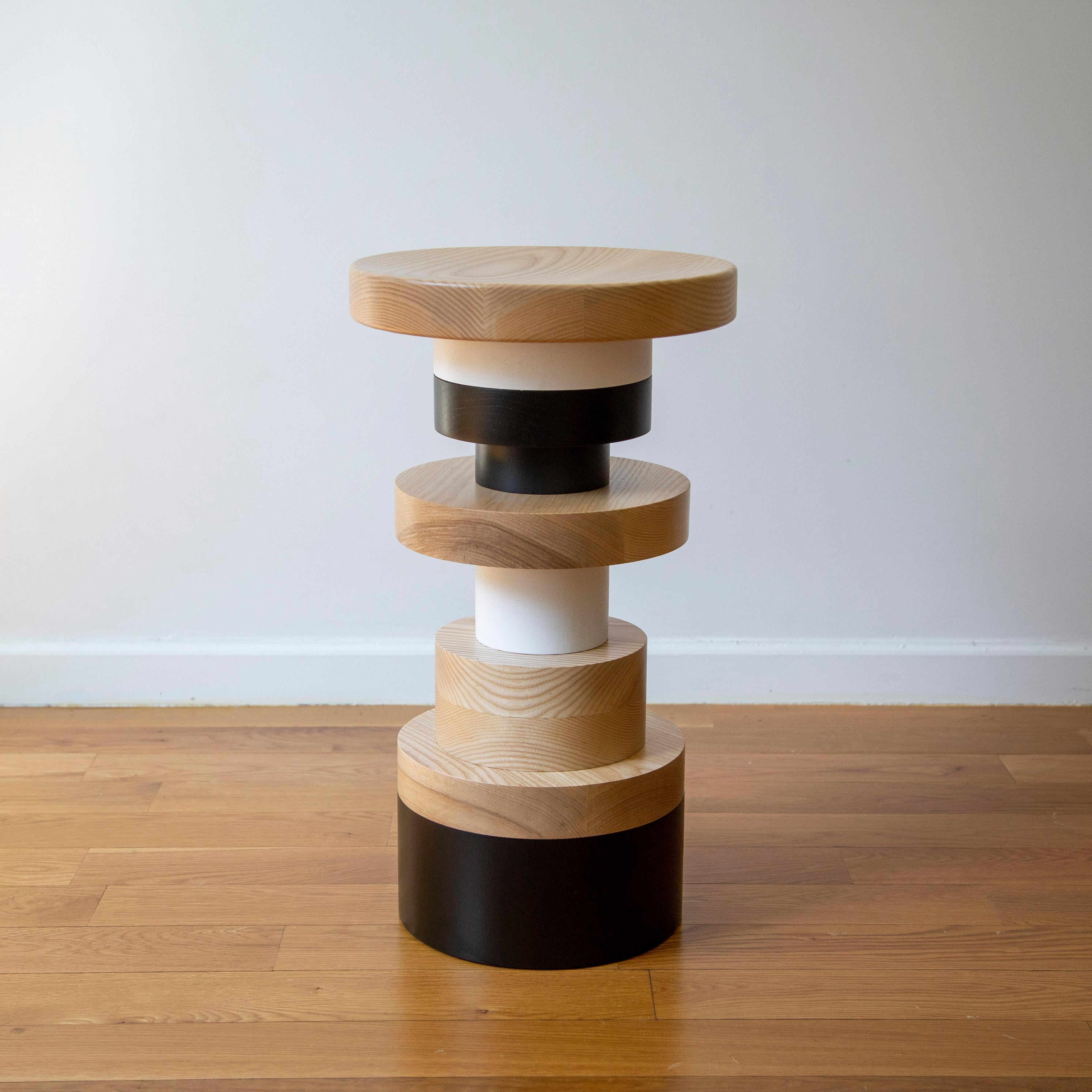 Moderne Paire de tabourets Sass de Souda, chaise de salle à manger, sièges, forme A en vente
